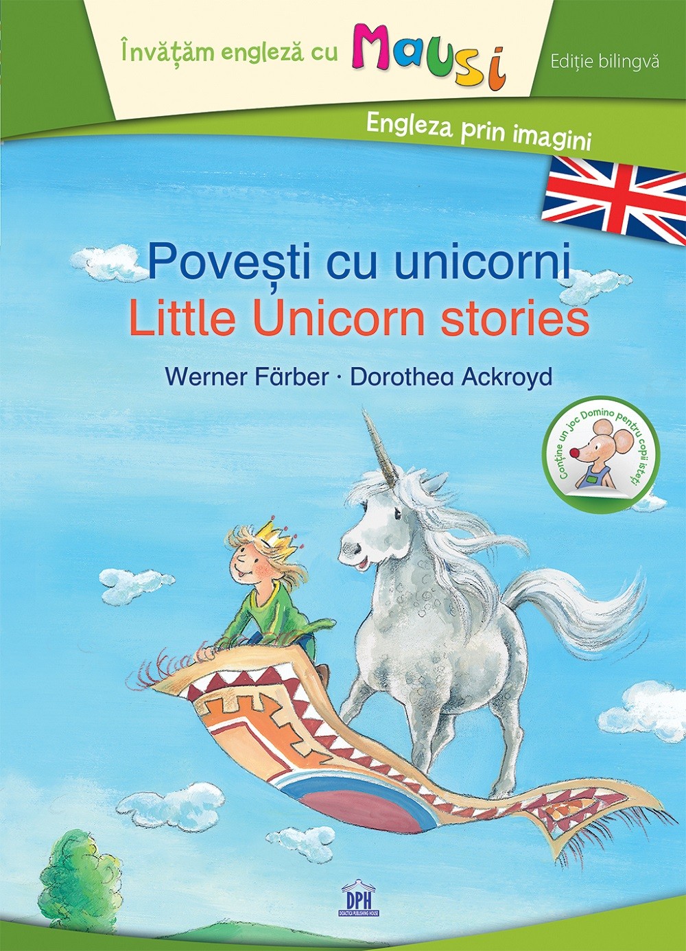 Povesti cu unicorni / Little unicorn stories – Editie Bilingva | Werner Farber, Michael Bayer adolescenți imagine 2022