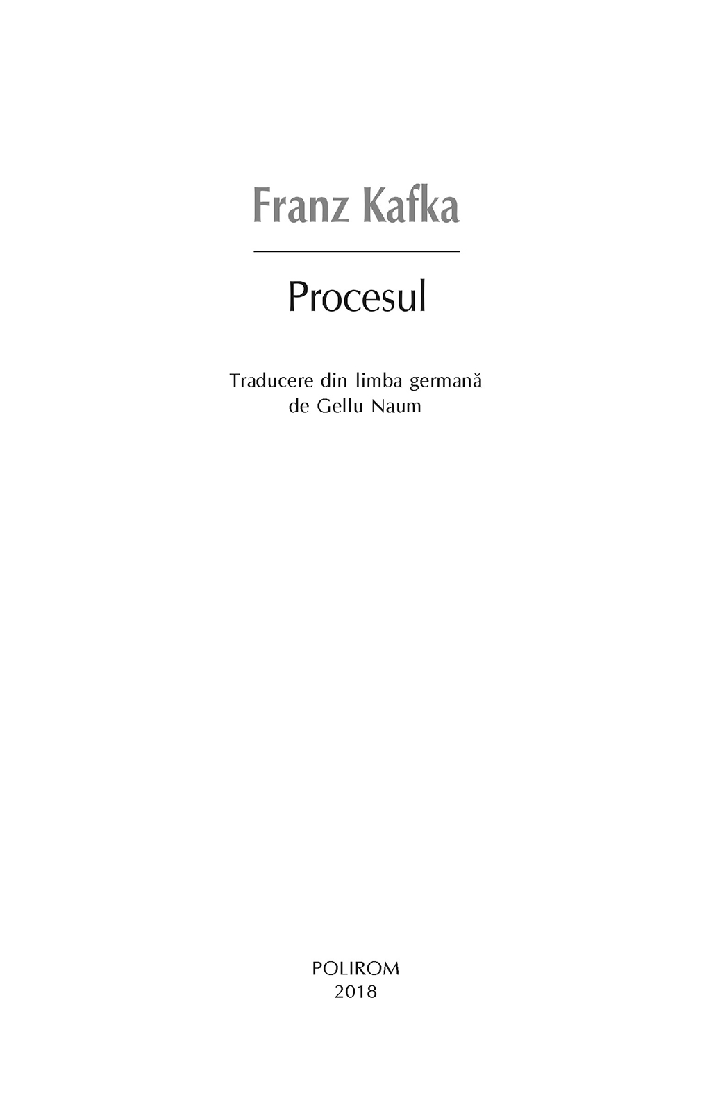 Procesul | Franz Kafka - 5 | YEO