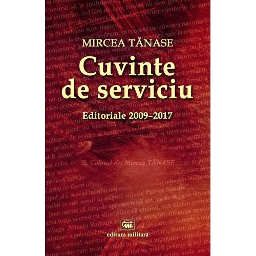 Cuvinte de serviciu | Mircea Tanase carturesti.ro imagine 2022
