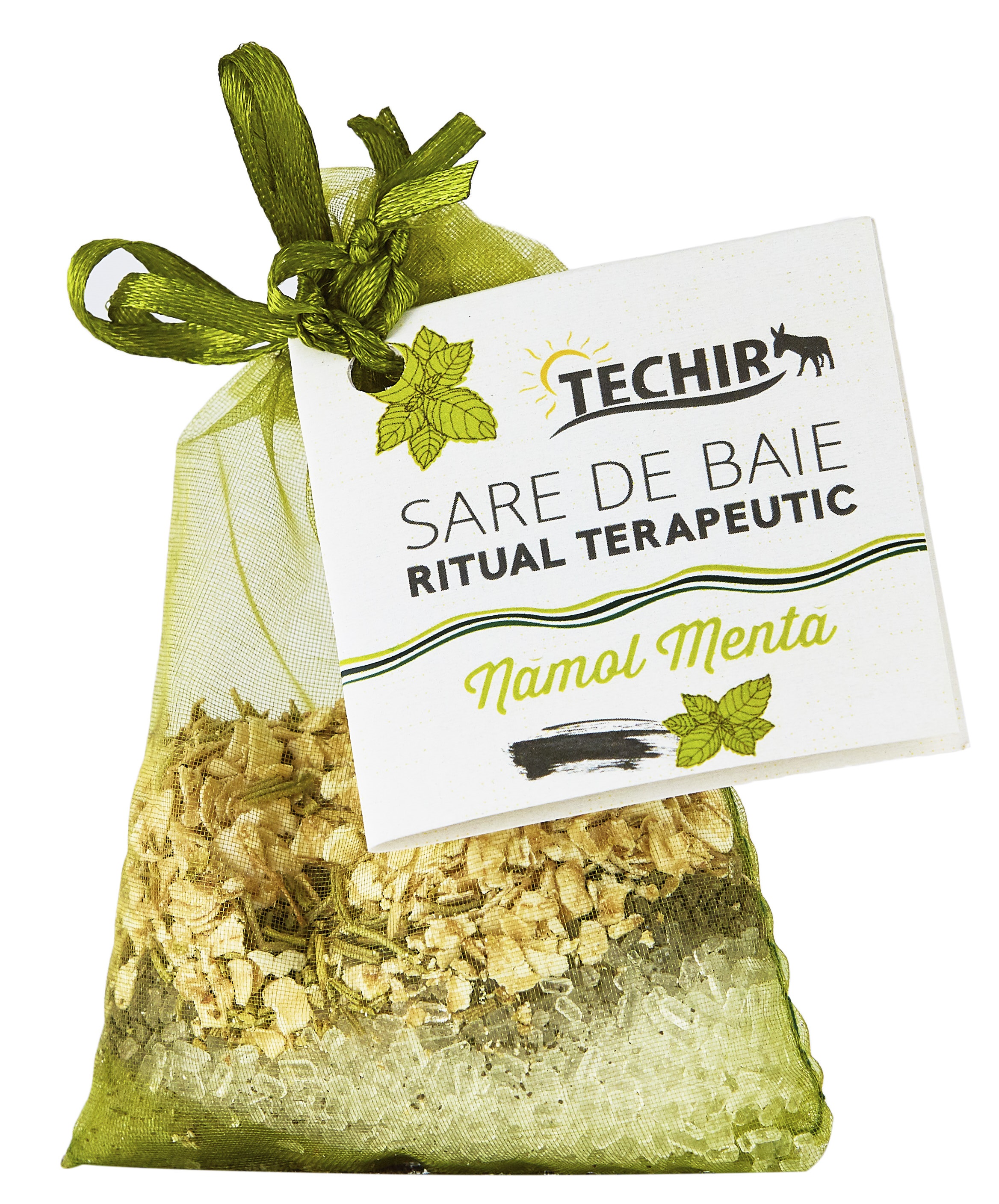 Sare de baie - Ritual terapeutic cu namol si menta  | Techir