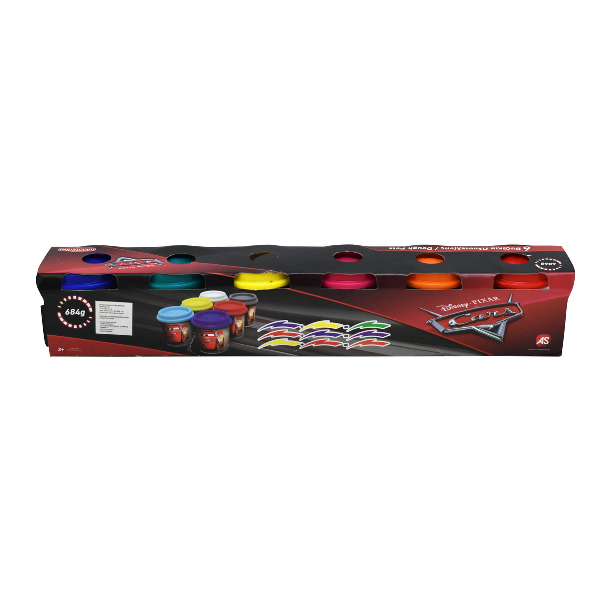 Set de joaca AS Art - Plastilina Cars, 6 borcanase | ArtGreco Plastilina - 5 | YEO