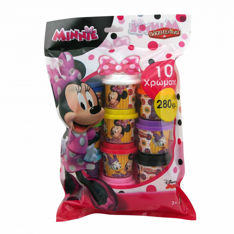 Set 10 Borcanase Cu Plastilina Minnie | ArtGreco Plastilina - 1 | YEO