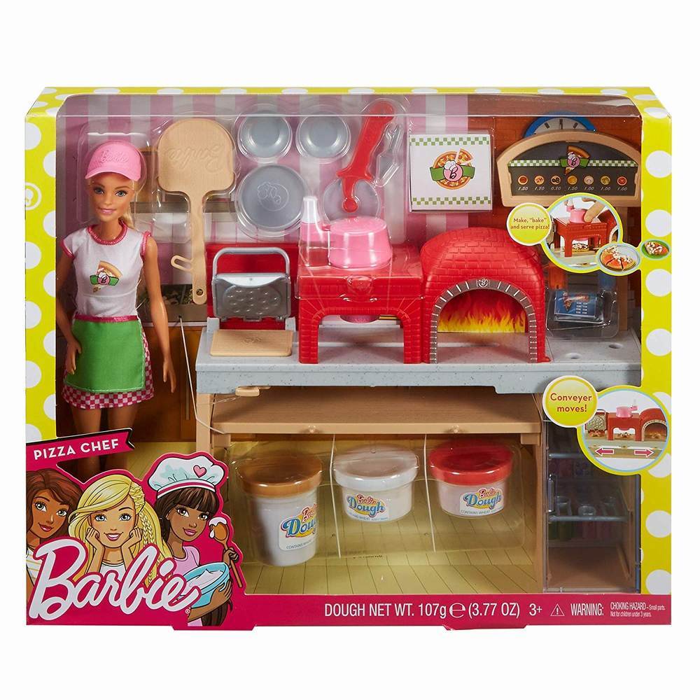 Set Barbie - Pizza Chef | Mattel - 8 | YEO