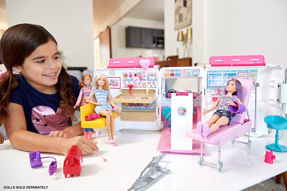 Set jucarii - Barbie clinica mobila | Mattel - 2 | YEO