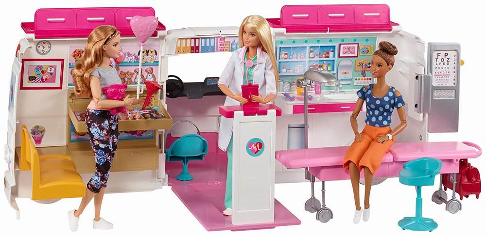 Set jucarii - Barbie clinica mobila | Mattel - 4 | YEO