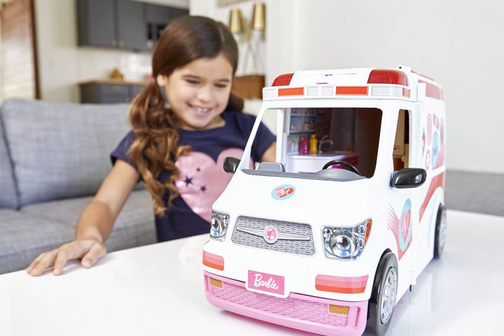 Set jucarii - Barbie clinica mobila | Mattel - 5 | YEO