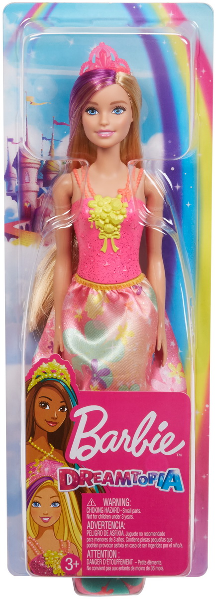 Papusa - Barbie Dreamtopia - Printesa cu coronita roz | Mattel