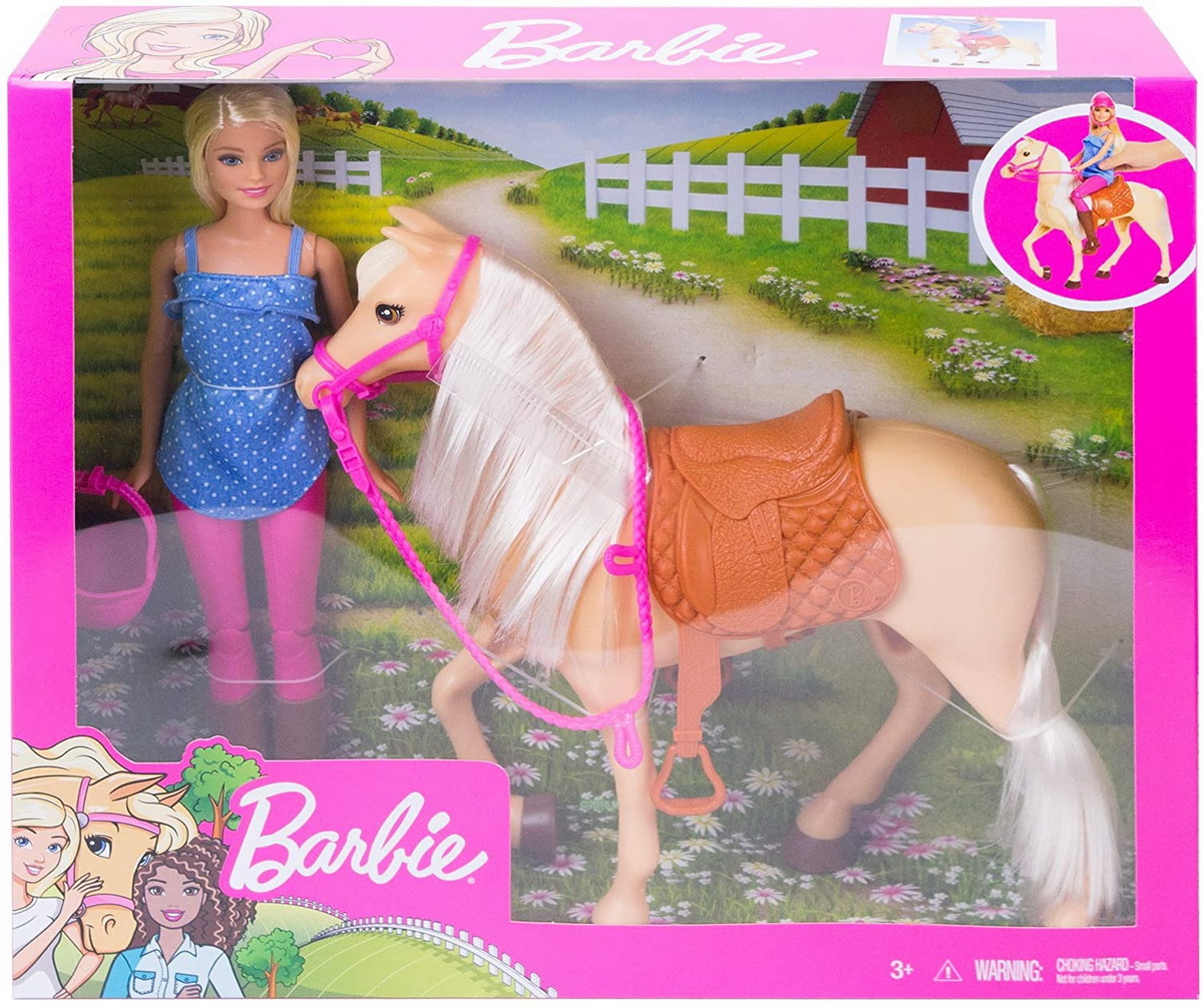 Set jucarii - Barbie - Papusa si cal | Mattel - 4 | YEO