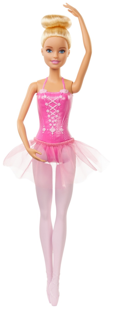 Papusa - Barbie balerina costum roz - Blonda | Mattel - 1 | YEO