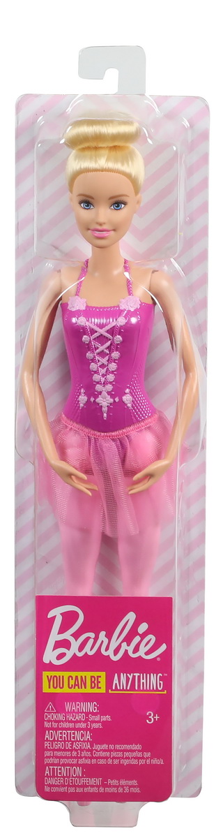 Papusa - Barbie balerina costum roz - Blonda | Mattel - 5 | YEO