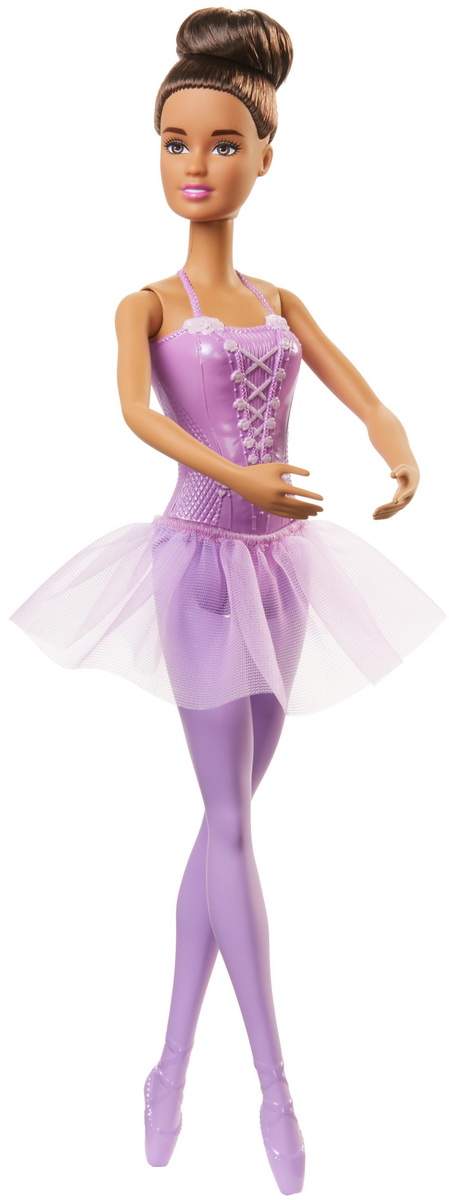 Papusa - Barbie balerina costum mov, satena | Mattel