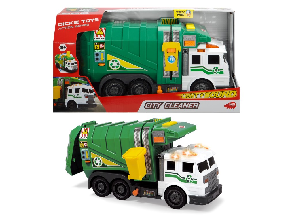 Jucarie - Masina de gunoi / City Cleaner | Dickie Toys