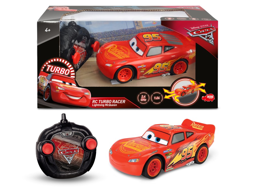 Masina cu radiocomanda - Turbo Racer Lighting McQueen | Cars