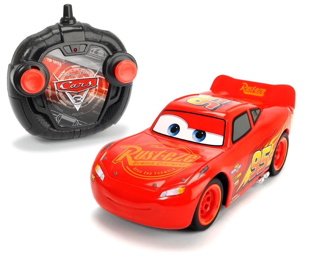 Masina cu radiocomanda - Turbo Racer Lighting McQueen | Cars - 3