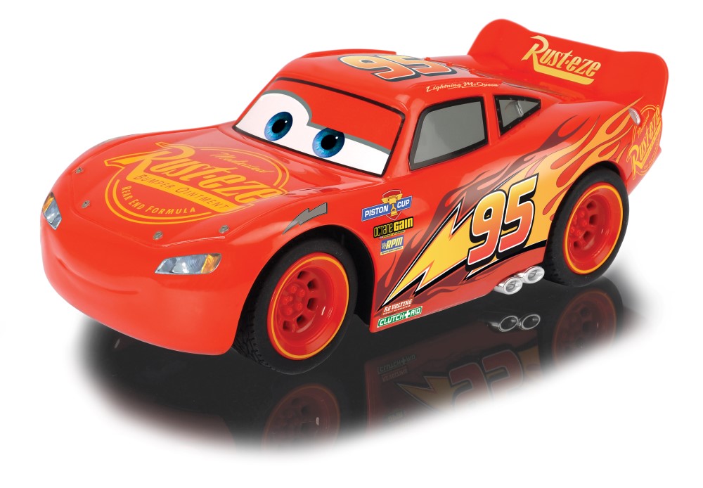 Masina cu radiocomanda - Turbo Racer Lighting McQueen | Cars - 1