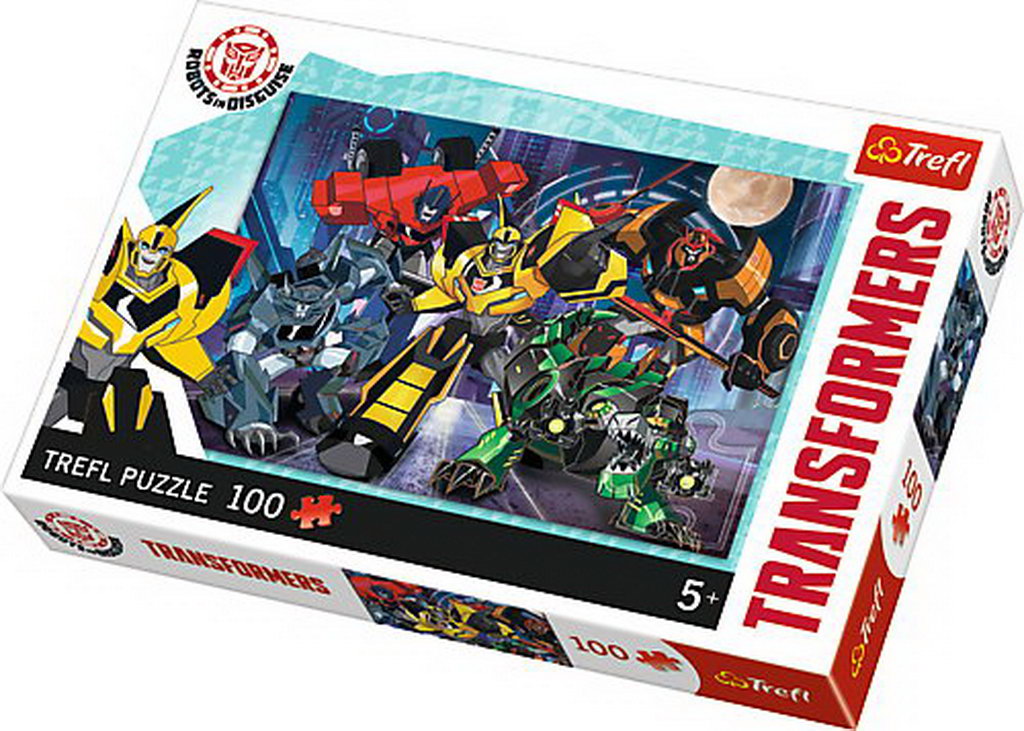 Puzzle 100 piese - Echipa Autobotilor Transformers | Trefl