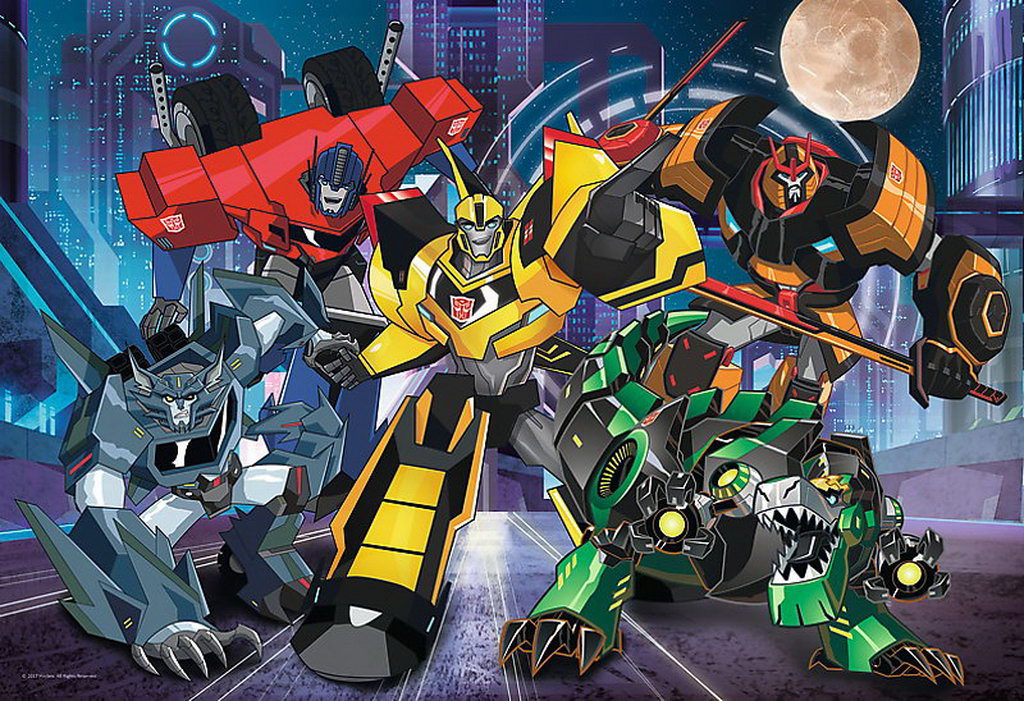 Puzzle 100 piese - Echipa Autobotilor Transformers | Trefl - 1