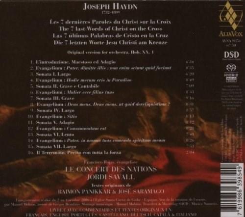 Haydn – Septem Verba Christi in Cruce | Franz Joseph Haydn, Jordi Savall, Le Concert des Nations Alia Vox poza noua