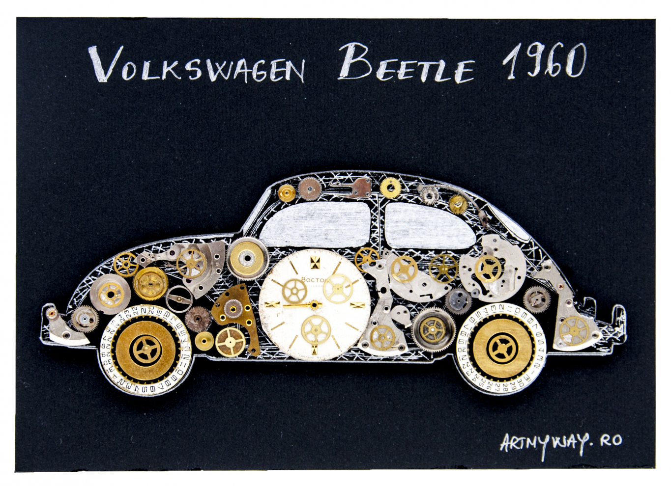 Tablou - Art my Cars - Volkswagen Beetle 1960 | ArtMyWay - 1 | YEO