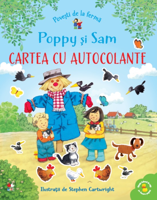 Poppy si Sam. Cartea cu autocolante | Stephen Cartwright