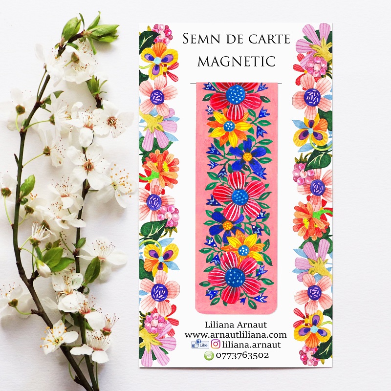 Semn de carte magnetic cu mesaj - mai multe modele | Liliana Arnaut - 5 | YEO