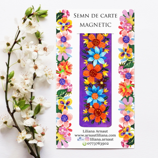 Semn de carte magnetic cu mesaj - mai multe modele | Liliana Arnaut - 6 | YEO