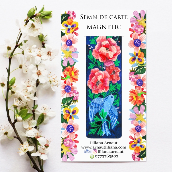 Semn de carte magnetic cu mesaj - mai multe modele | Liliana Arnaut - 7 | YEO