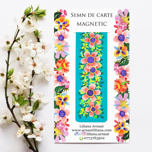 Semn de carte magnetic cu mesaj - mai multe modele | Liliana Arnaut - 9 | YEO