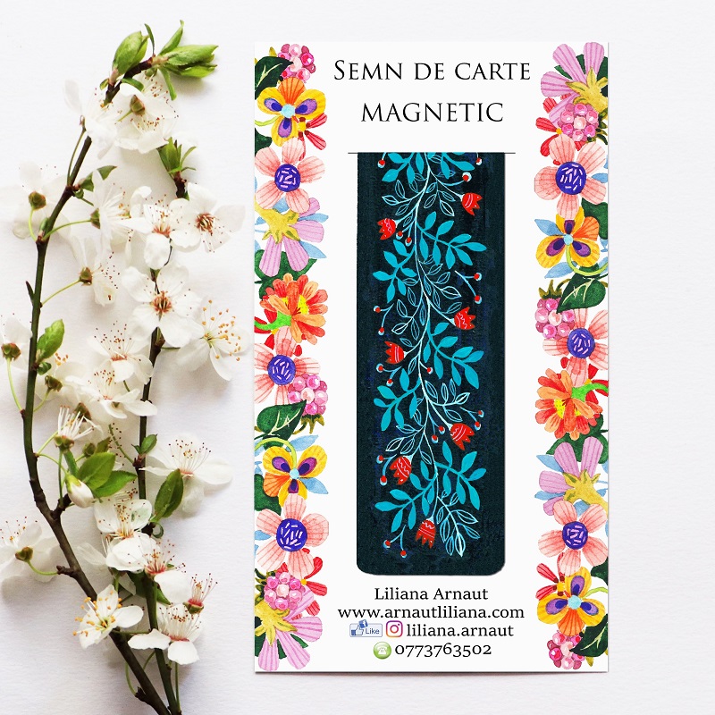 Semn de carte magnetic cu mesaj - mai multe modele | Liliana Arnaut - 3 | YEO