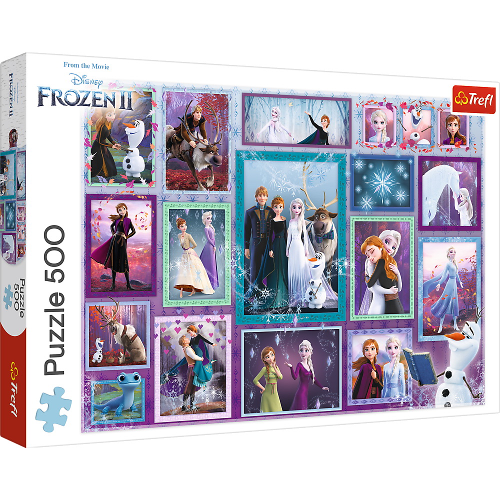 Puzzle - Universul Frozen, 500 piese | Trefl