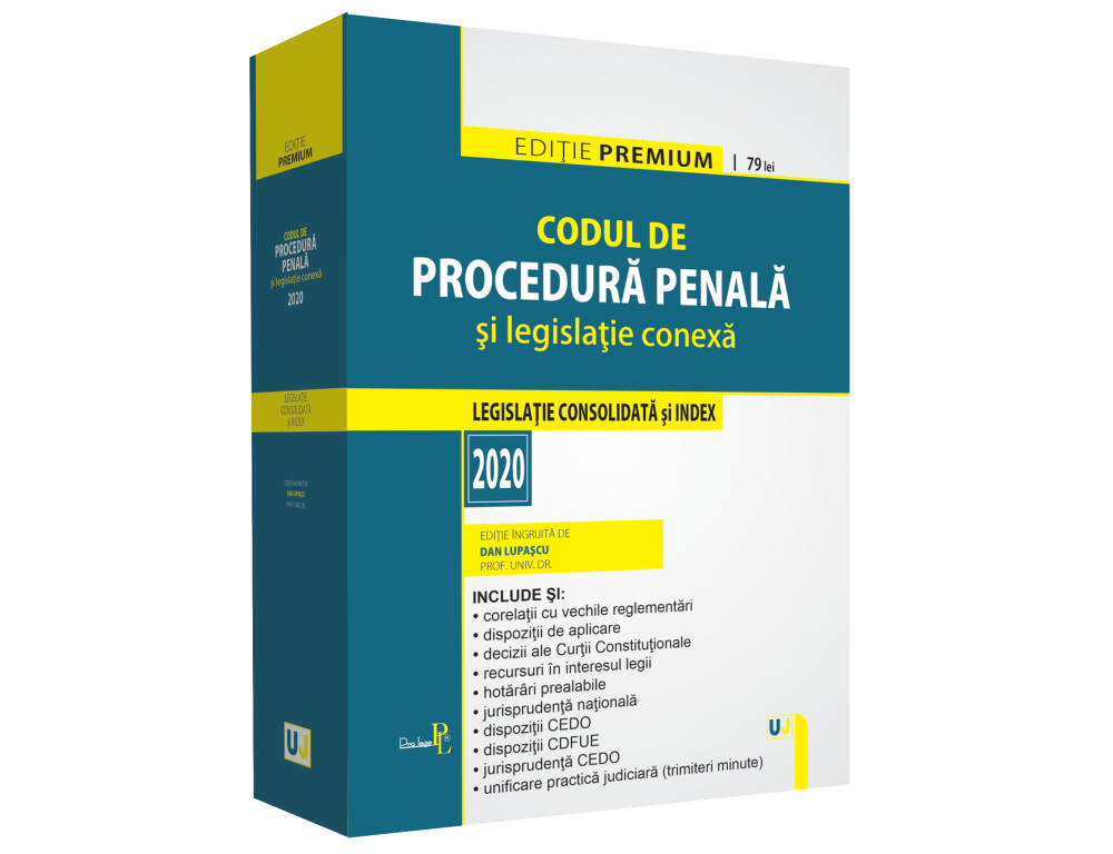 Codul de procedura penala – 2020 | Dan Lupascu carturesti.ro imagine 2022