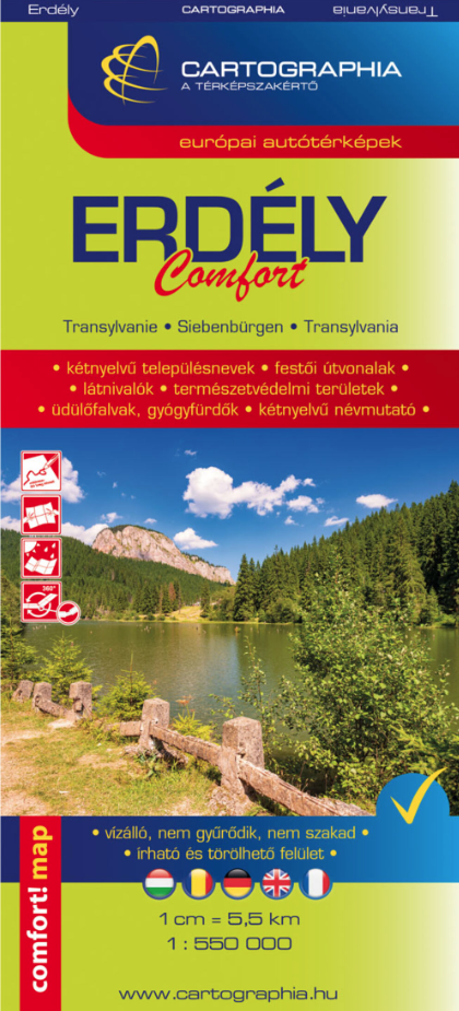 Transilvania - Harta Comfort |