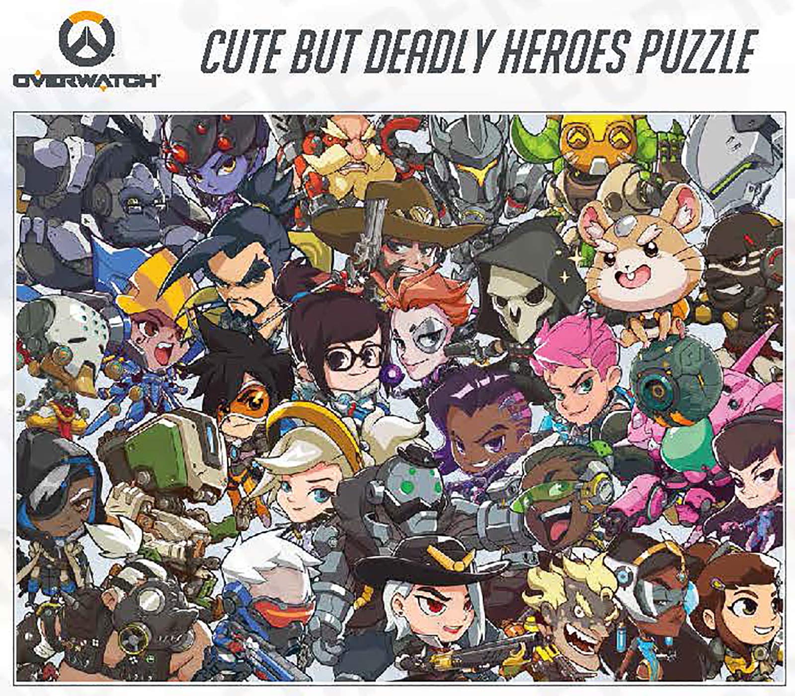 Puzzle 1000 piese - Overwatch - Cute But Deadly Heroes | Blizzard Entertainment