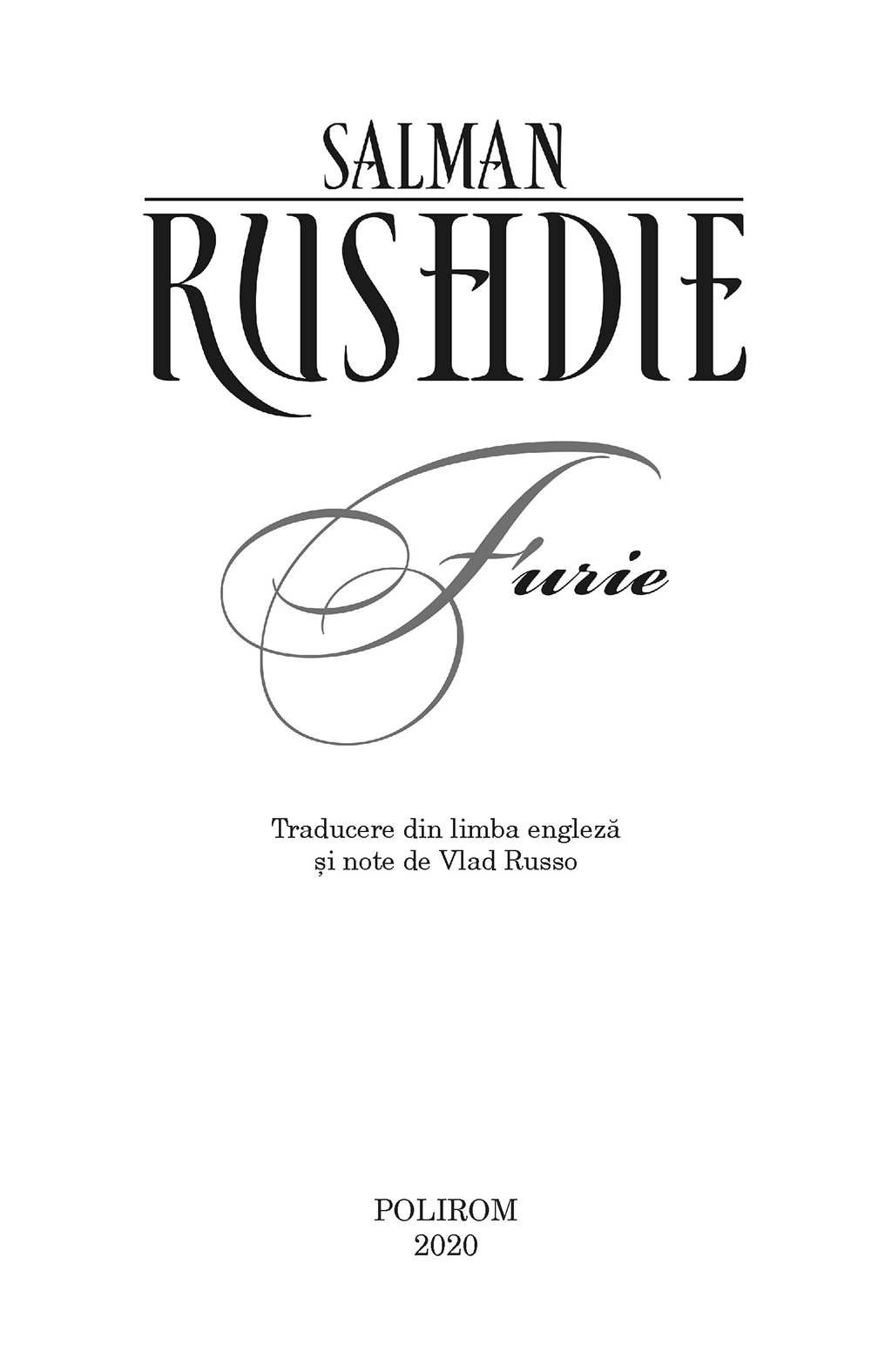 Furie | Salman Rushdie - 1 | YEO