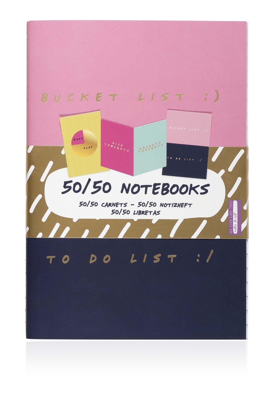 Set de 3 carnete - 50/50 Notebooks | NPW