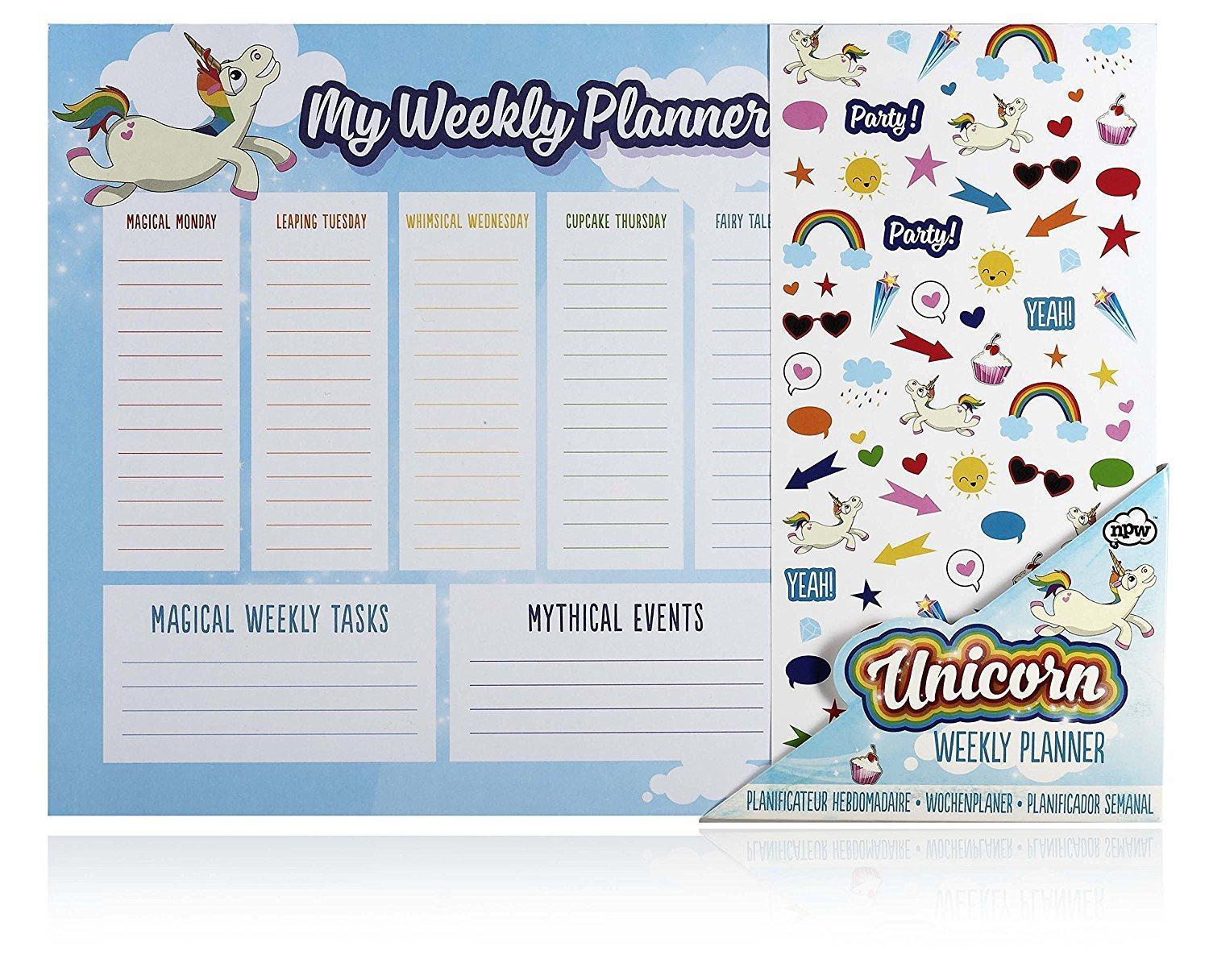 Planner Saptamanal - Unicorn | NPW