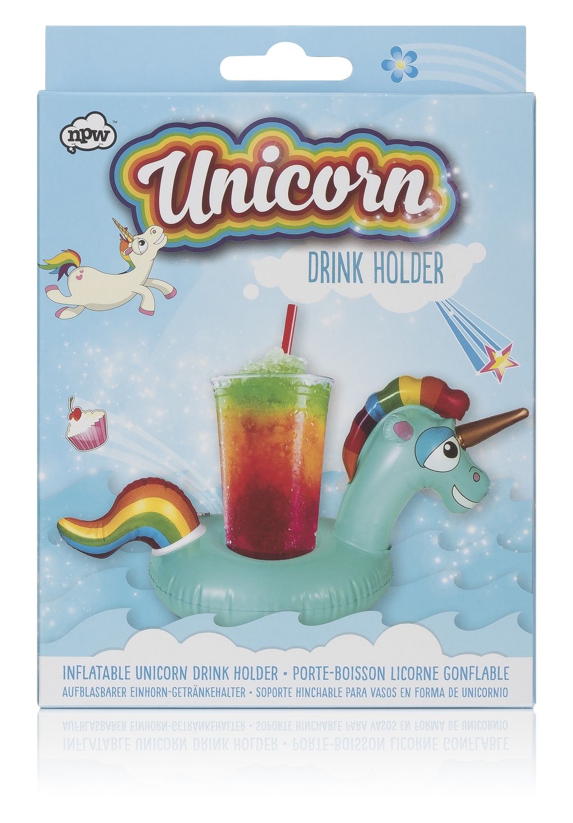  Suport gonflabil pentru bauturi - Unicorn |  