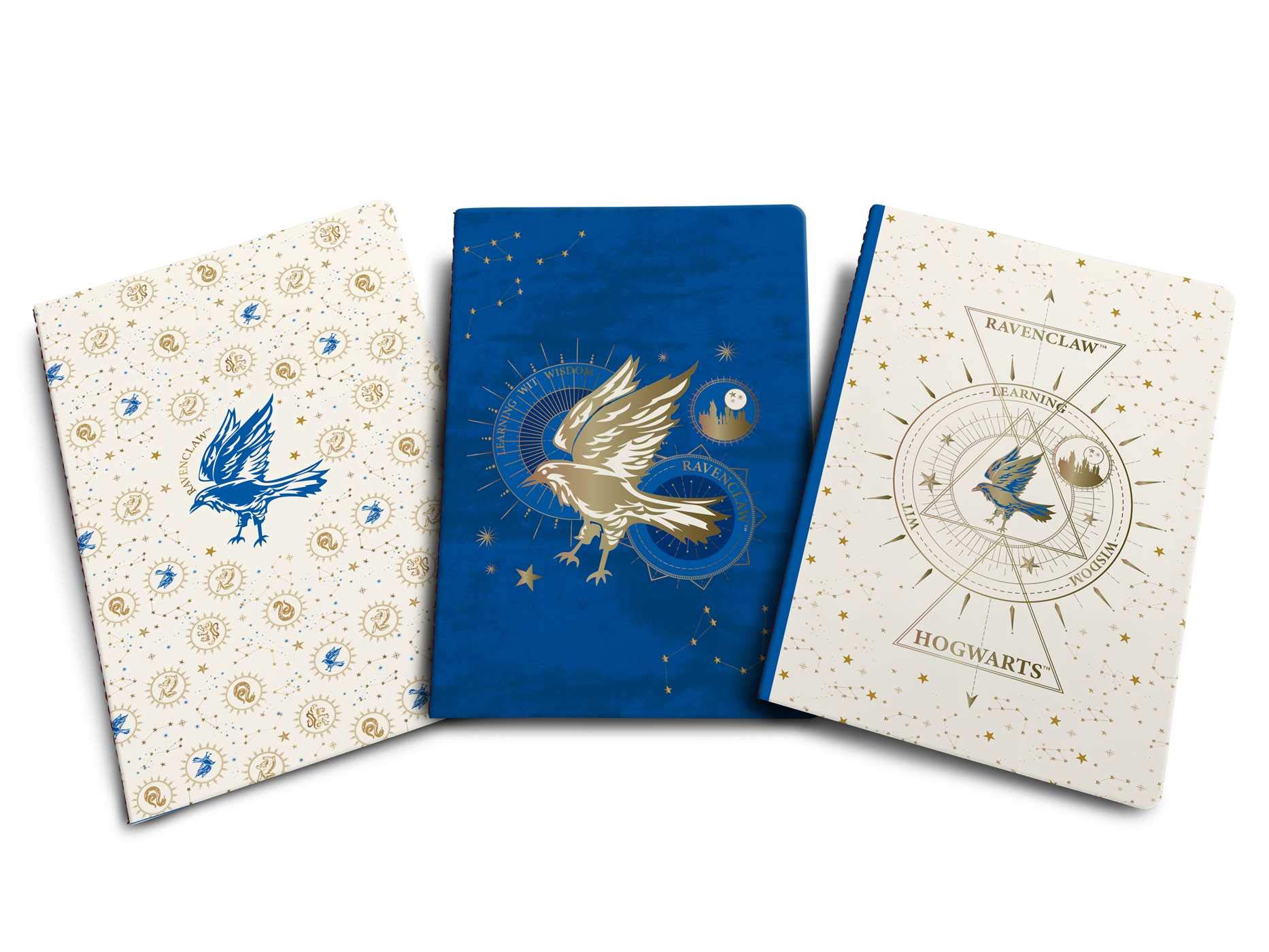 Set carnete - Harry Potter: Ravenclaw Constellation Sewn Notebook Collection | Insight Editions
