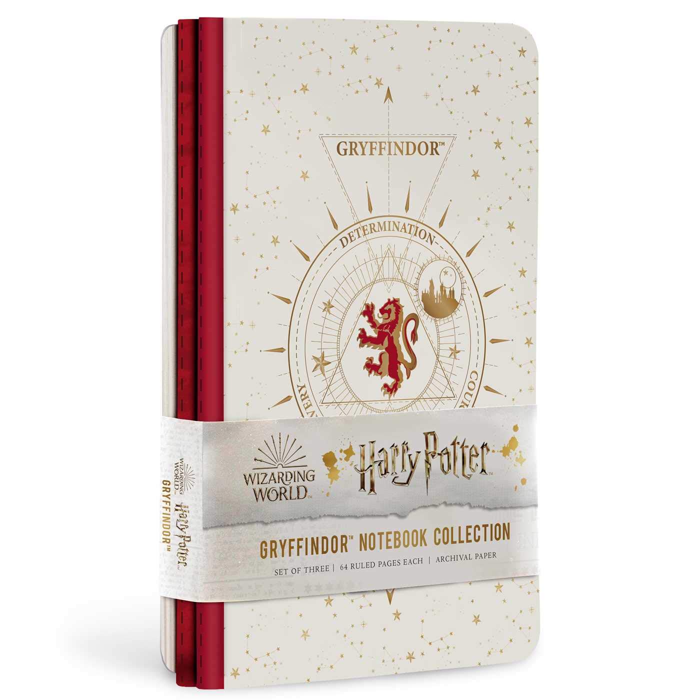 Set carnete - Harry Potter: Gryffindor Constellation Sewn Notebook Collection | Insight Editions