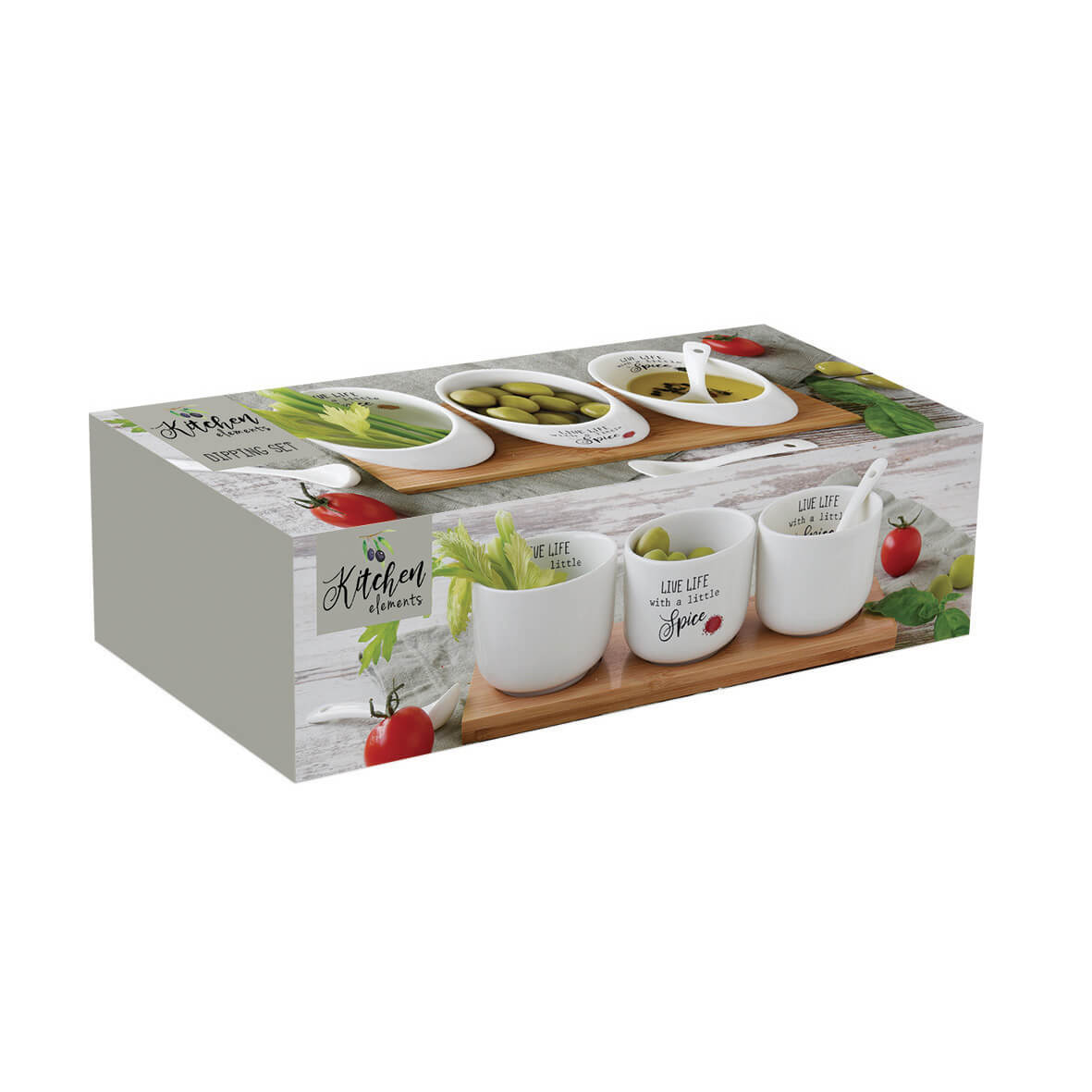 Set boluri cu lingurite - Kitchen Elements | Easy Life - 1 | YEO