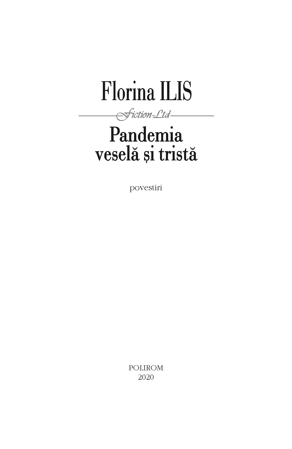 Pandemia vesela si trista | Florina Ilis - 1 | YEO