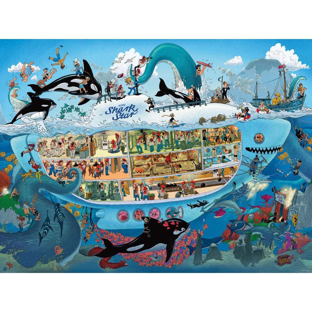 Puzzle 1500 piese - Submarine Fun | Heye