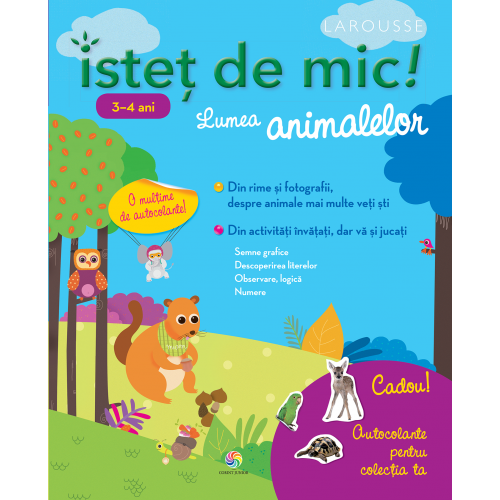 Istet de mic. Lumea animalelor pentru 3-4 ani | Caroline Marcel carturesti.ro imagine 2022