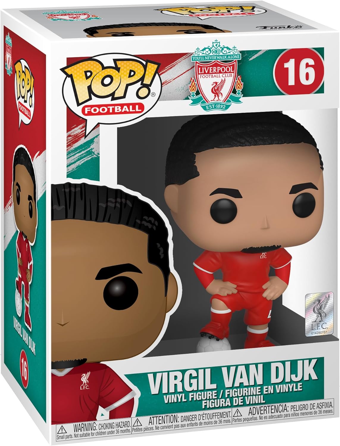 Figurina - Liverpool Football - Virgil Van Dijk | Funko - 2 | YEO