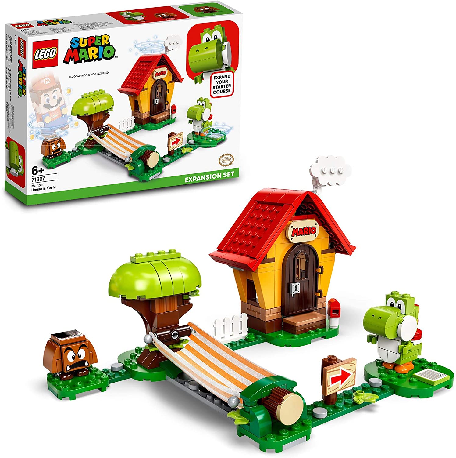 LEGO Super Mario, Set de extindere - Casa lui Mario si Yoshi (71367) | LEGO - 1 | YEO