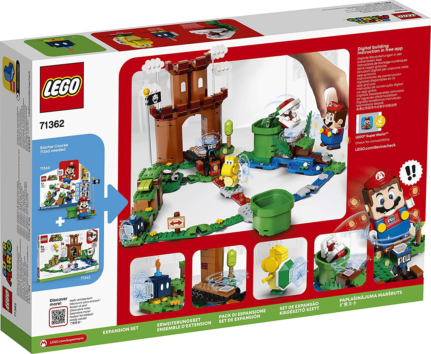 LEGO Super Mario - Set de extindere: Fortareata (71362) | LEGO