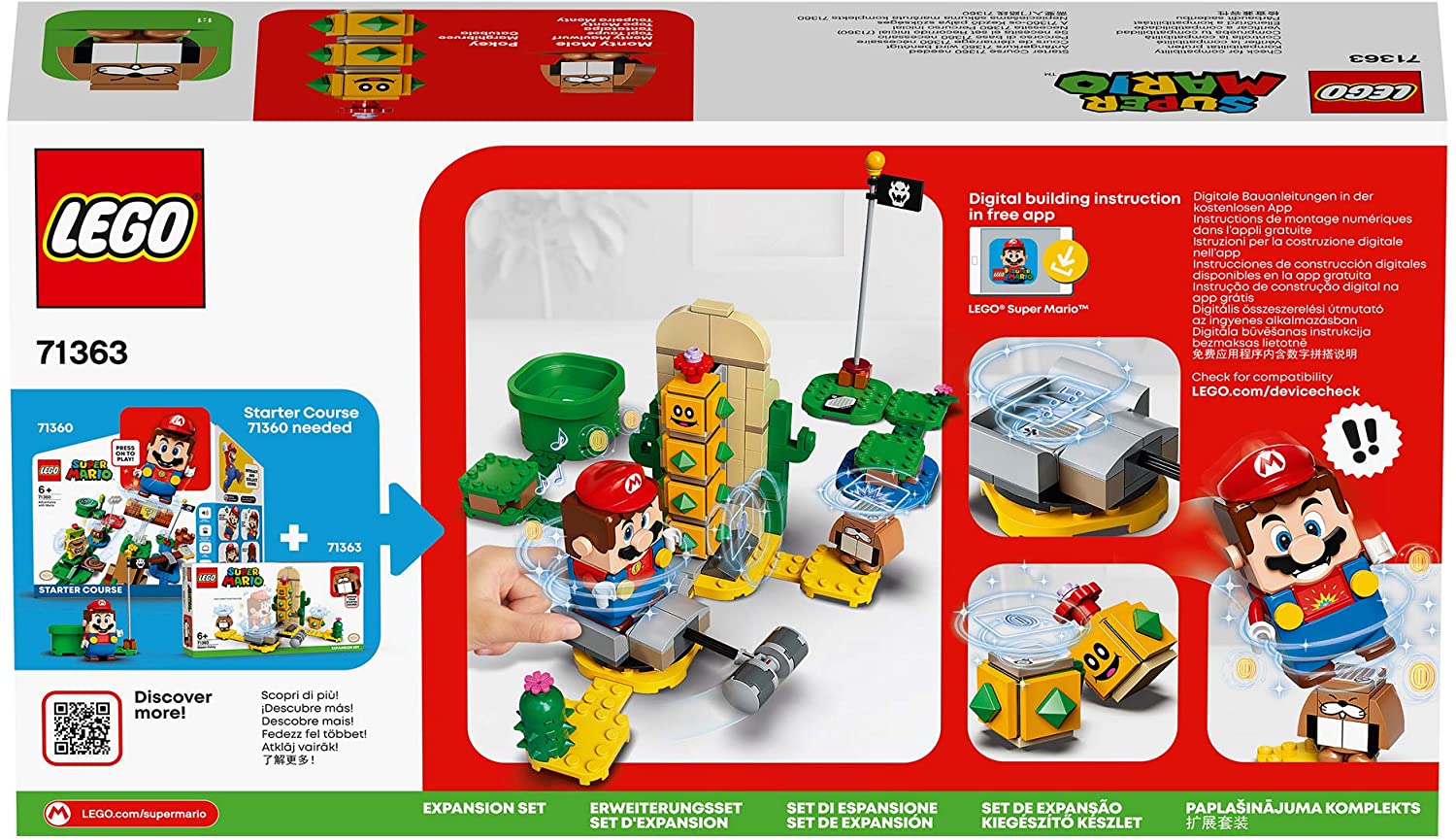 LEGO Super Mario - Set de extindere: Desert Pokey (71369) | LEGO