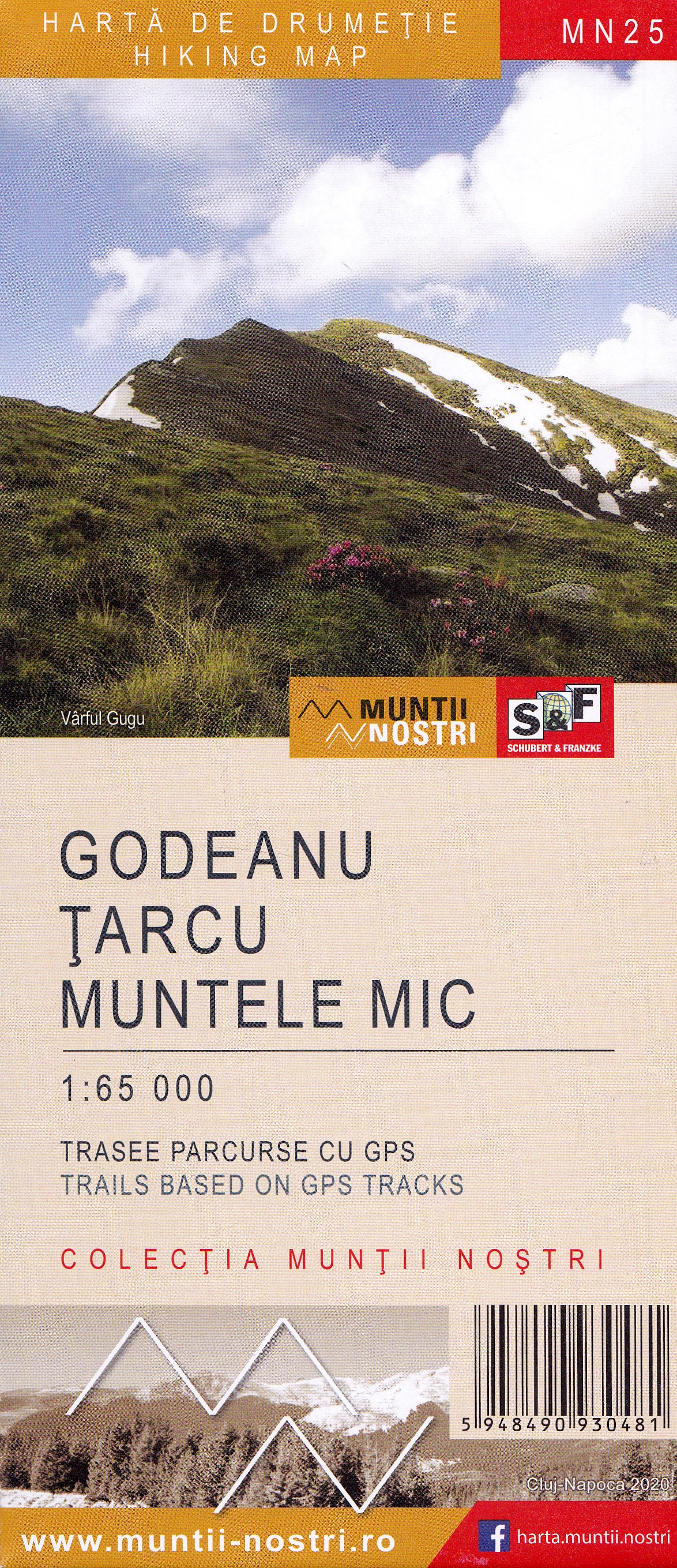 Harta de drumetie. Muntii Godeanu. Tarcu. Muntele Mic | carturesti 2022