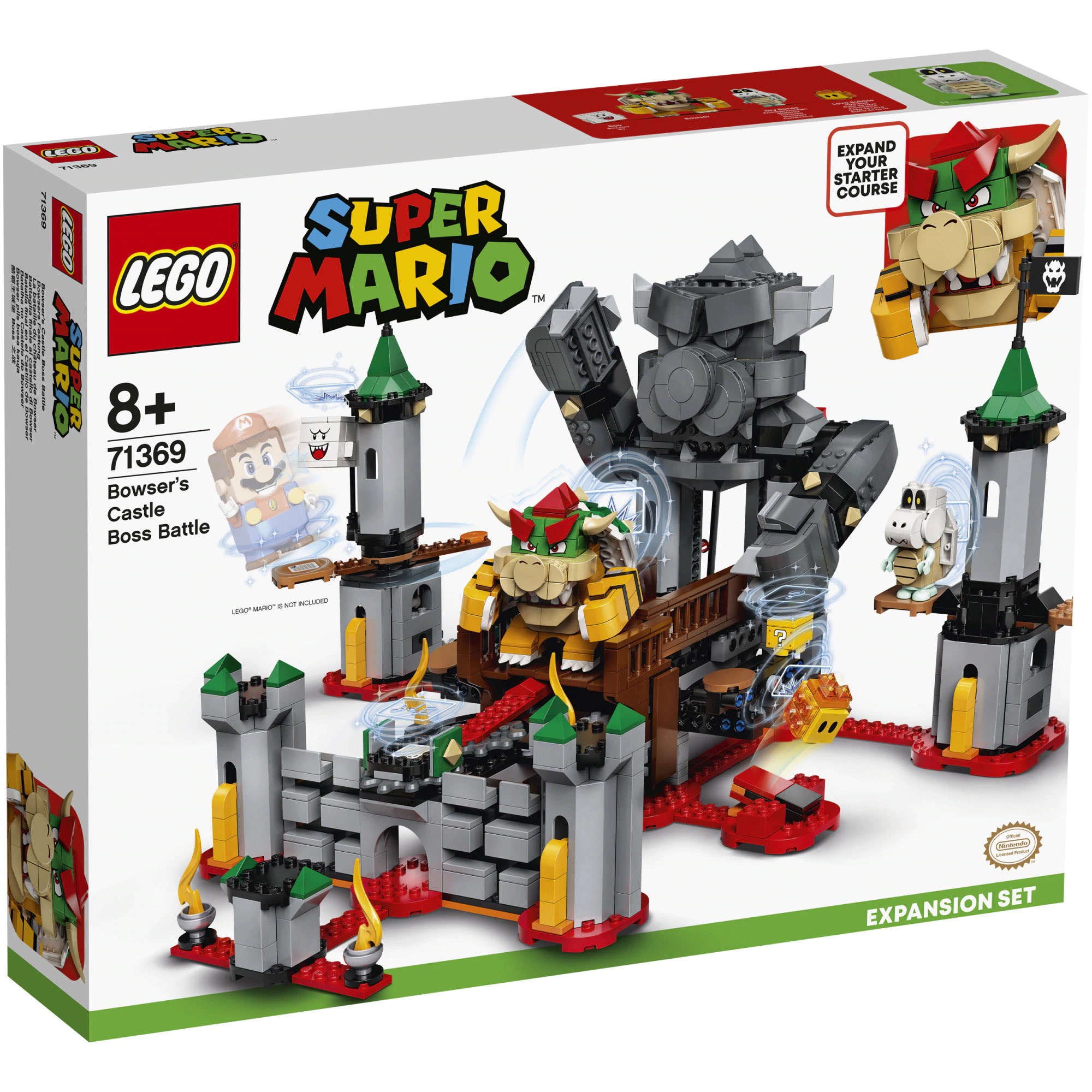 LEGO Super Mario set de extindere - Castelul lui Bowser (71369) | LEGO