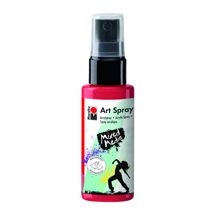 Spray vopsea - Marabu Art Spray, 123 Chilli, 50ml | Marabu